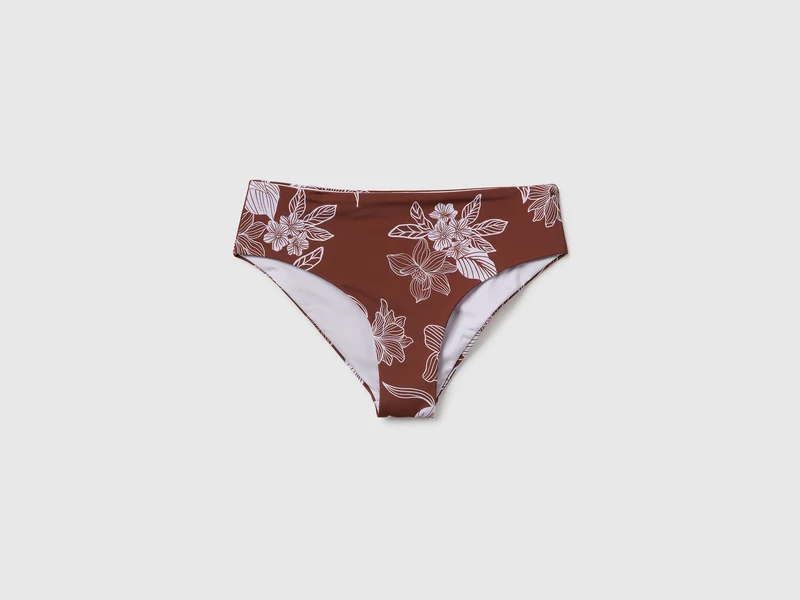 Slip mare con stampa fiori