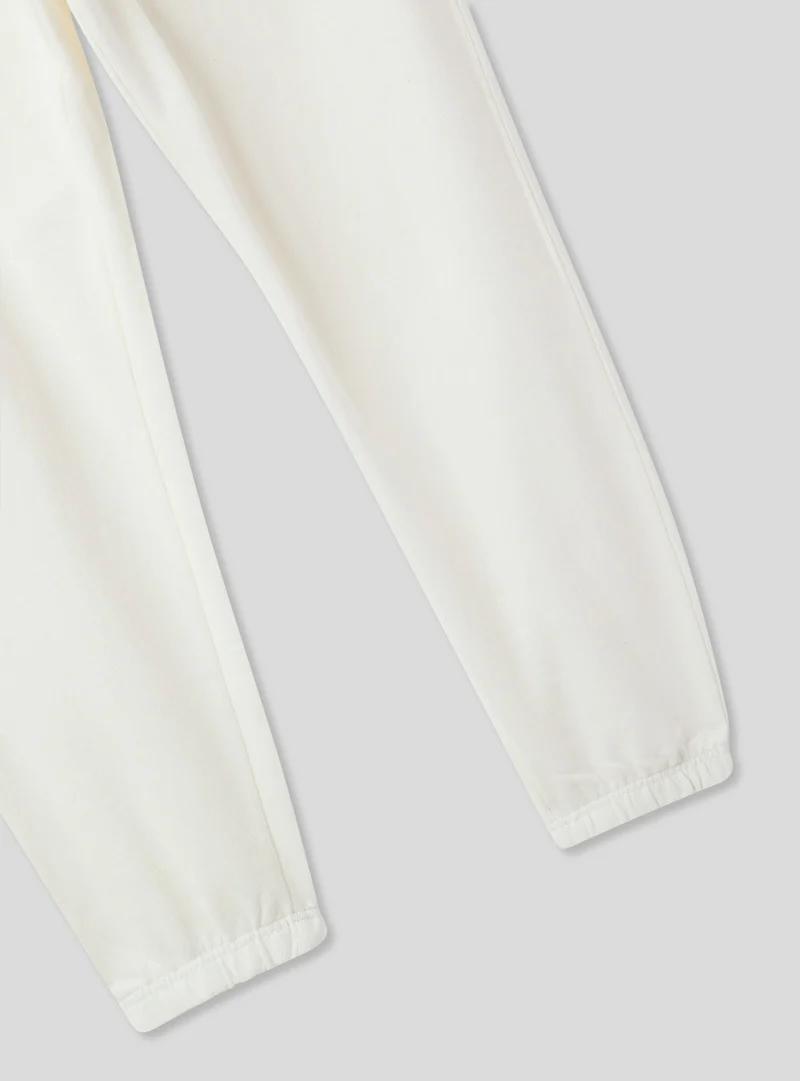 Pantaloni jogger con scritta e coulisse
