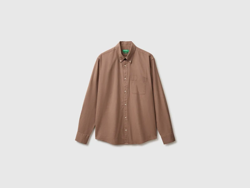 Camicia regular fit a righe