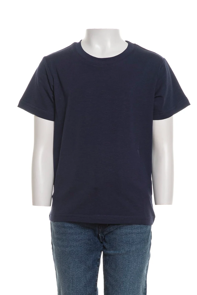 T-Shirt Sarabanda Tailoring Basic Da Bambino Blu Notte