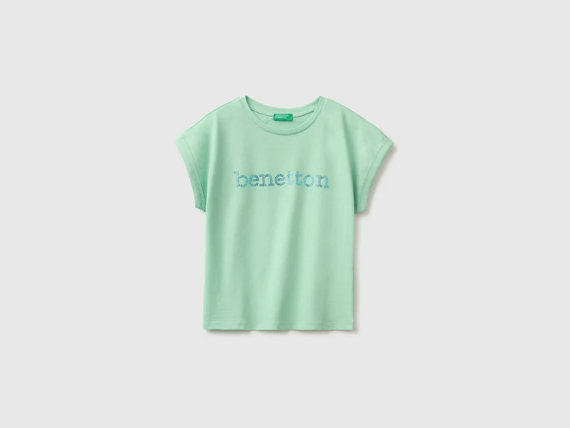 T-shirt con strass