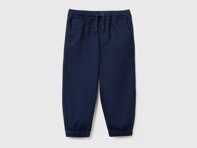 Joggers in cotone stretch