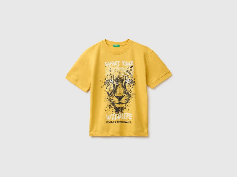 T-shirt girocollo con stampa