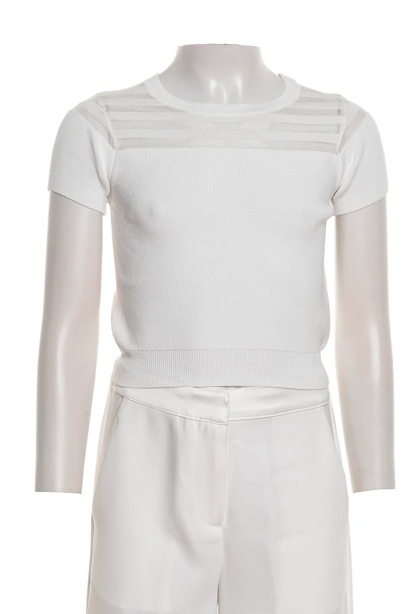 T-Shirt Sarabanda Pure Elegance Knit Da Bambina Latte