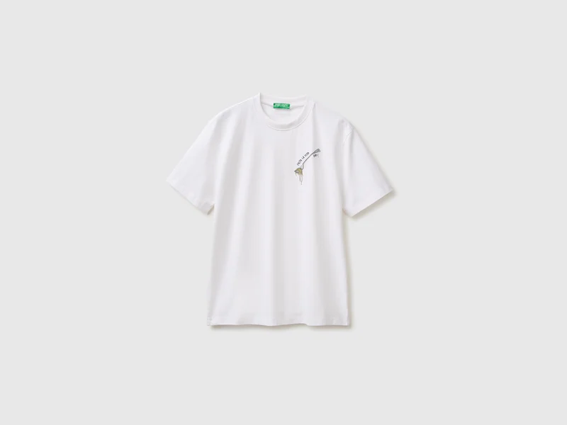 T-shirt regular fit con stampa