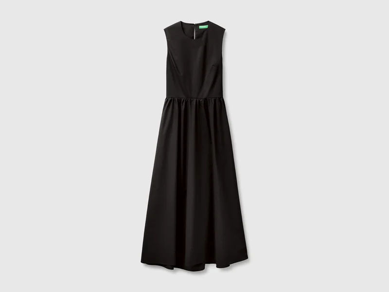 Vestito midi smanicato