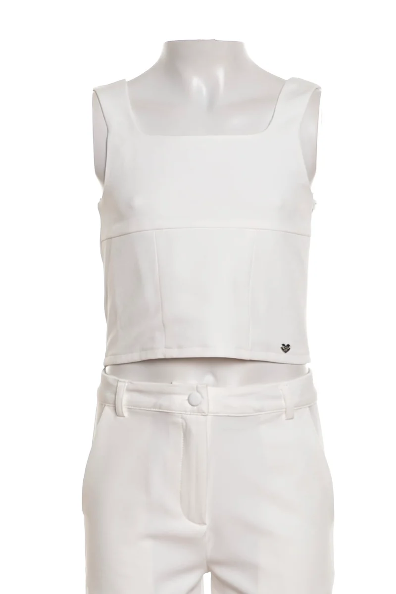 Top Corto Sarabanda Pure Elegance Da Bambina Bianco