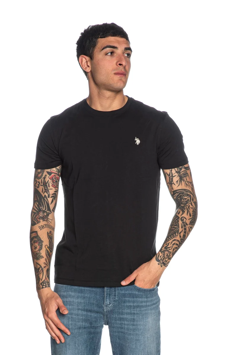 T Shirt U.S. Polo Assn Mick Da Uomo Nera