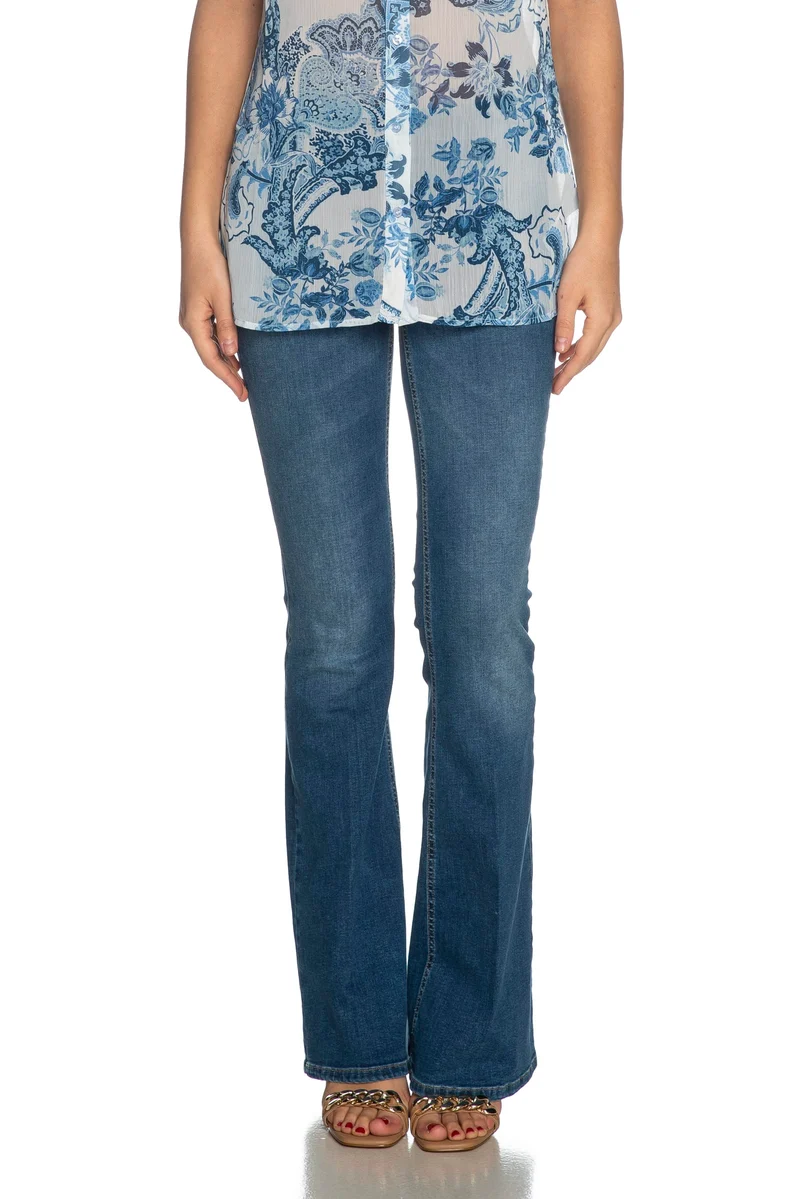 Jeans Liu Jo B Up Parfait Beat Da Donna Denim Dark Medio Blu