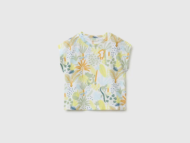 T-shirt stampa giungla