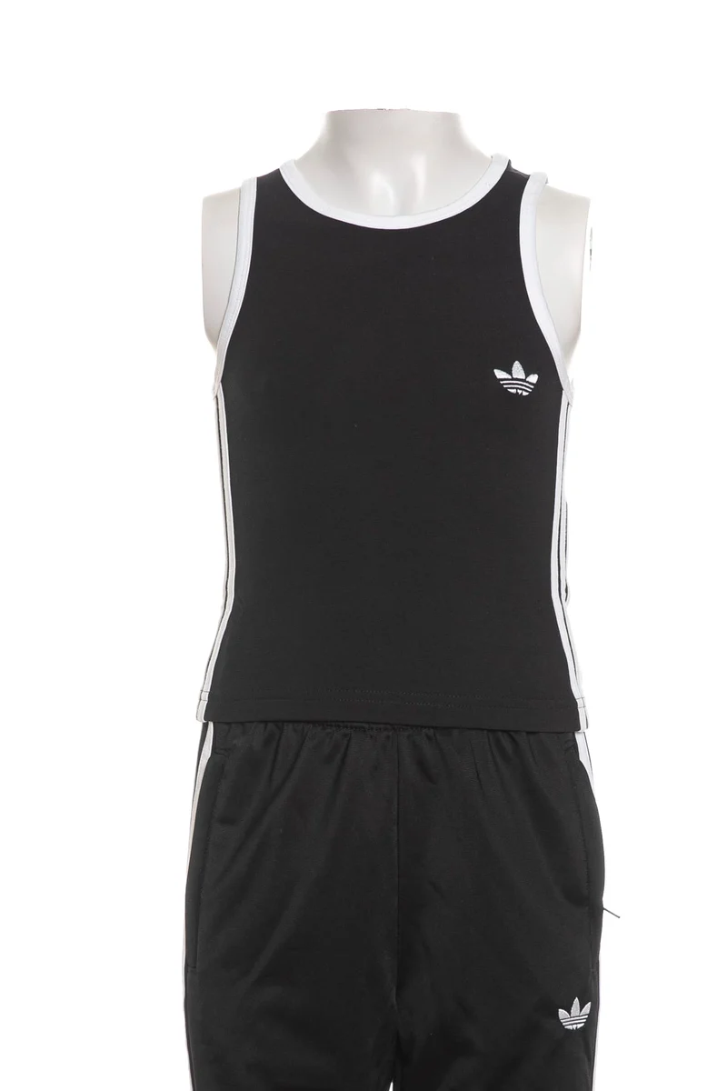 Top Adidas Originals 3 S Cr Tp Da Bambina Nero