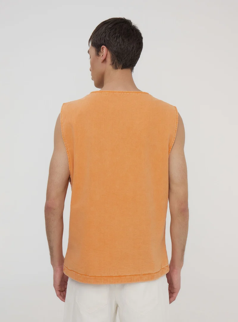 Gilet con tasche applicate TRNPOPLAB