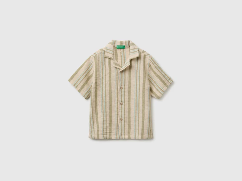 Camicia over a righe