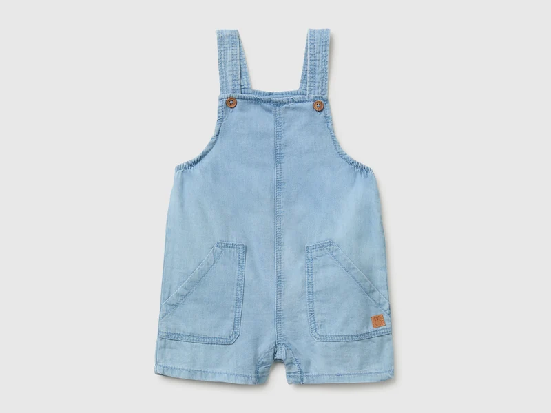 Salopette in chambray
