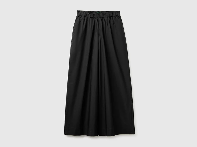 Pantaloni ampi in puro cotone
