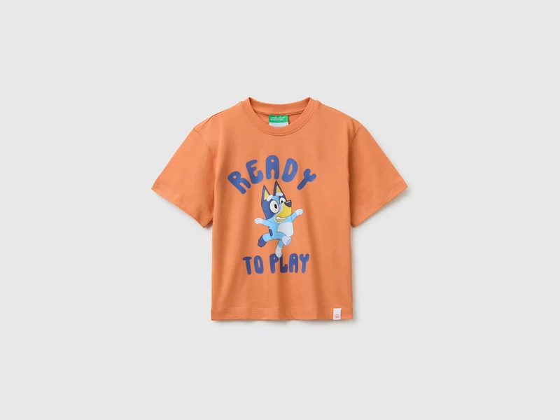 T-shirt Bluey arancione