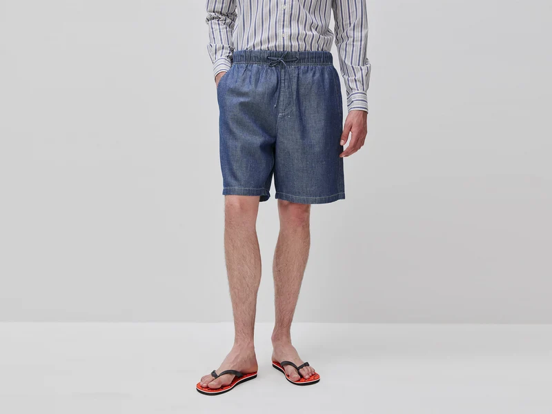 Bermuda in chambray