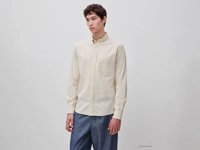 Camicia leggera button down
