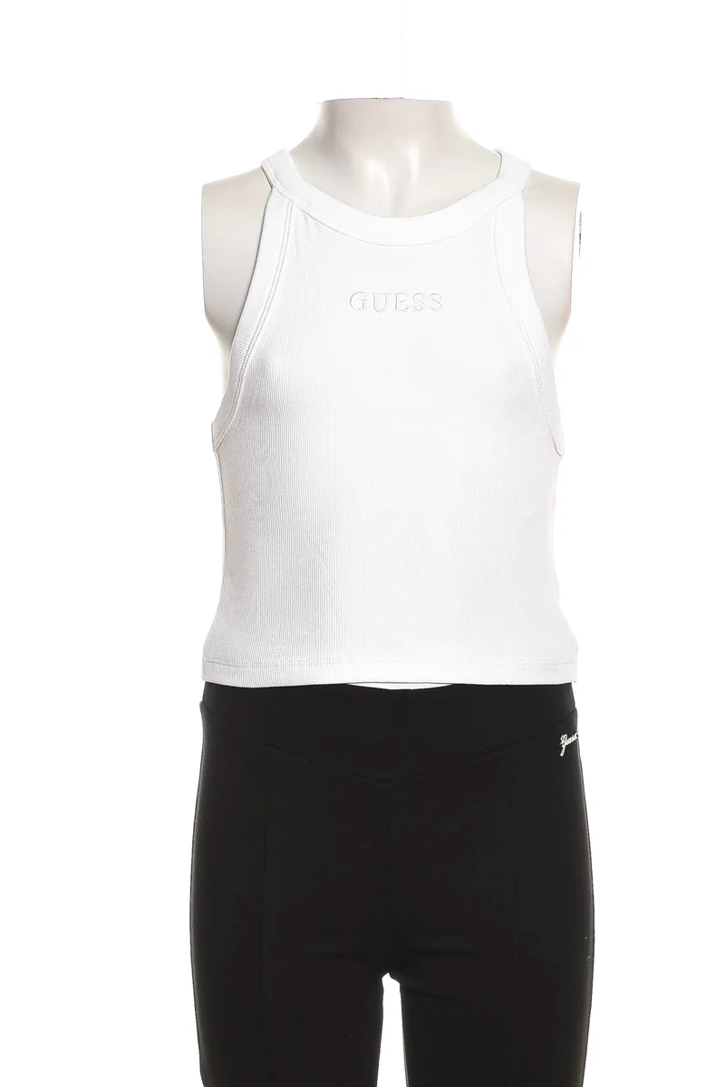 Top Canotta Gmt Dye Rib Cr Da Bambina Bianco