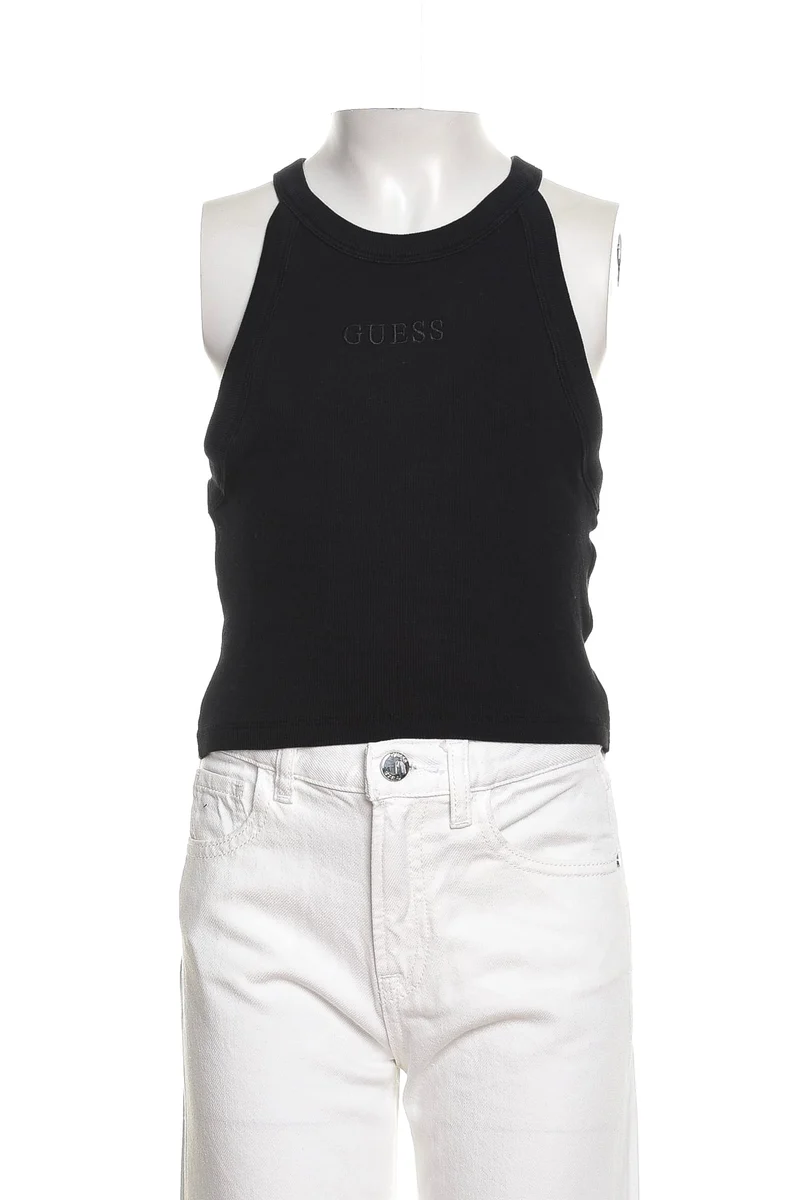 Top Canotta Gmt Dye Rib Cr Da Bambina Nero