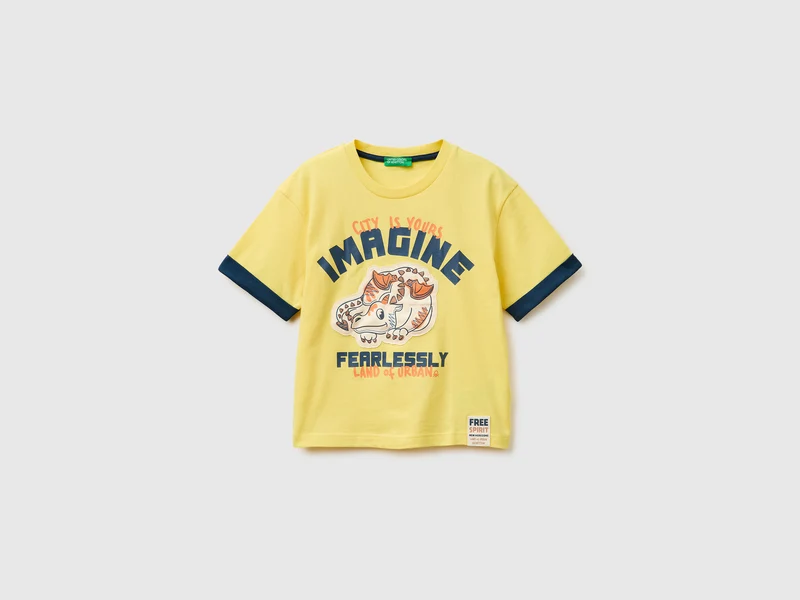 T-shirt in cotone bio con stampa