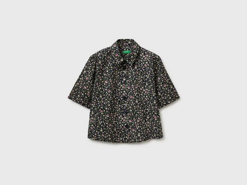 Camicia fantasia a manica corta