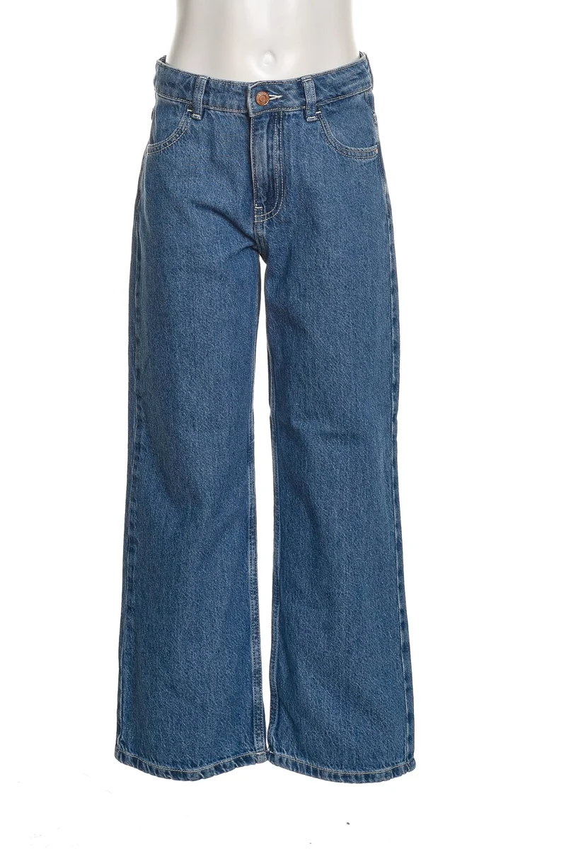 Jeans Guess Ovr Rig G Dnm Da Bambina Denim Medium Blu