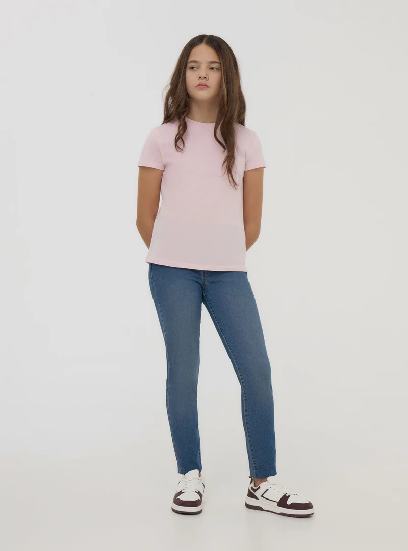 Jeggings lavaggio medio