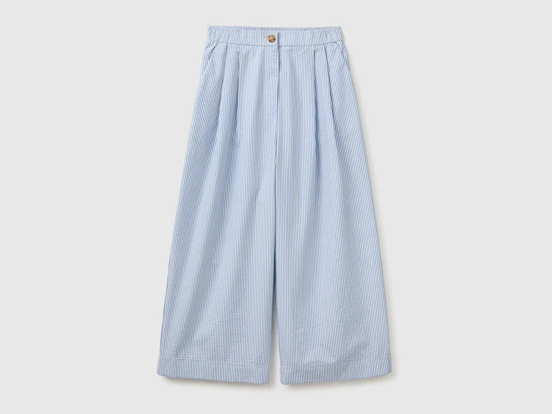 Pantaloni ampi a righe
