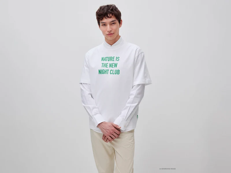 T-shirt relaxed fit con stampa