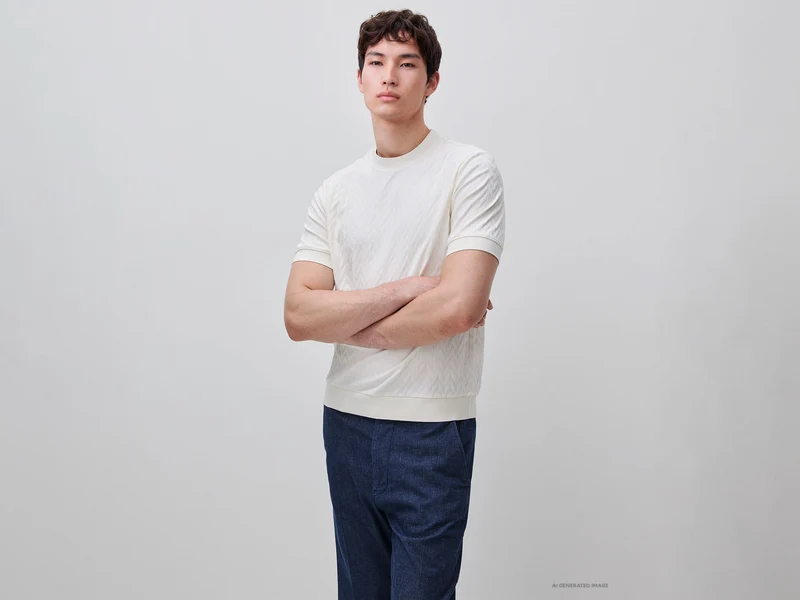 T-shirt jacquard