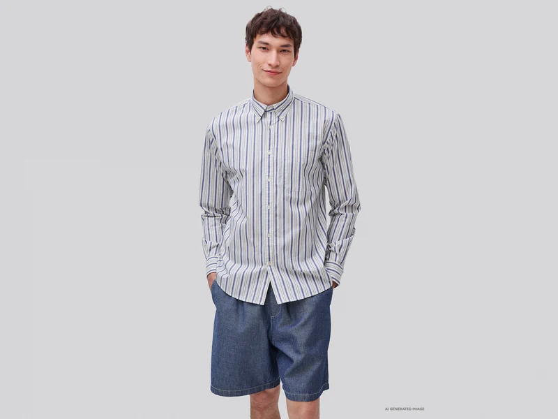 Camicia button down a righe