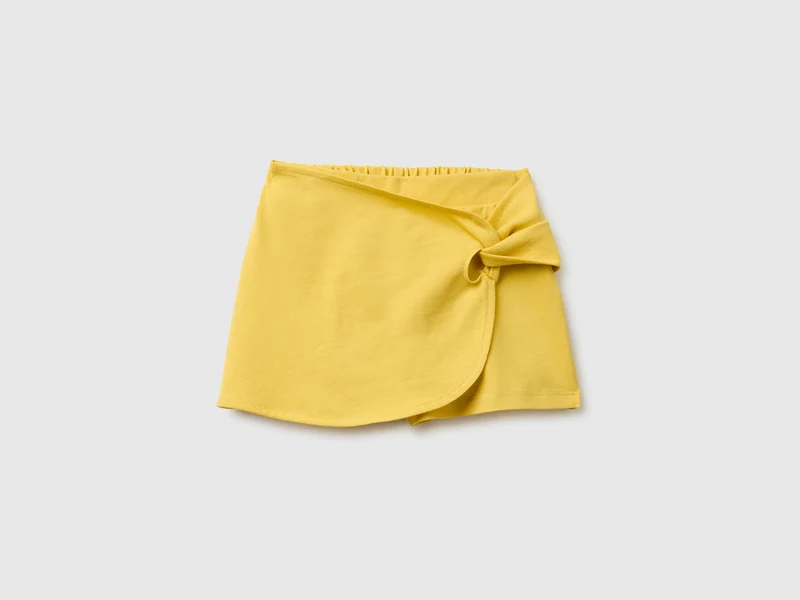 Gonna pantalone con nodo