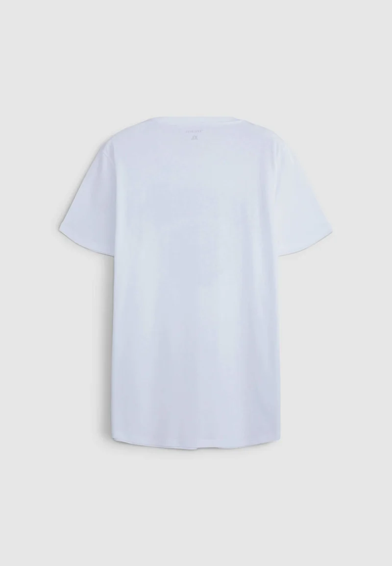 T-shirt con stampa stile college