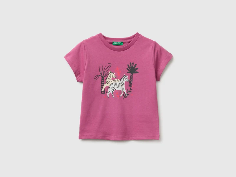 T-shirt regular fit con stampa