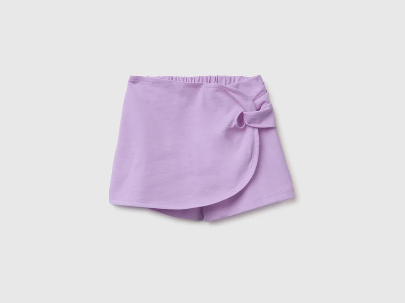 Gonna pantalone con nodo