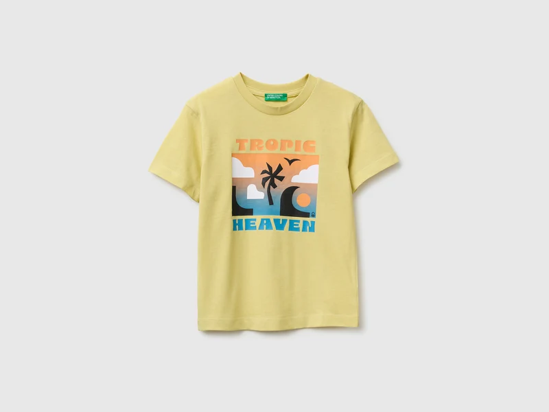 T-shirt girocollo con stampa