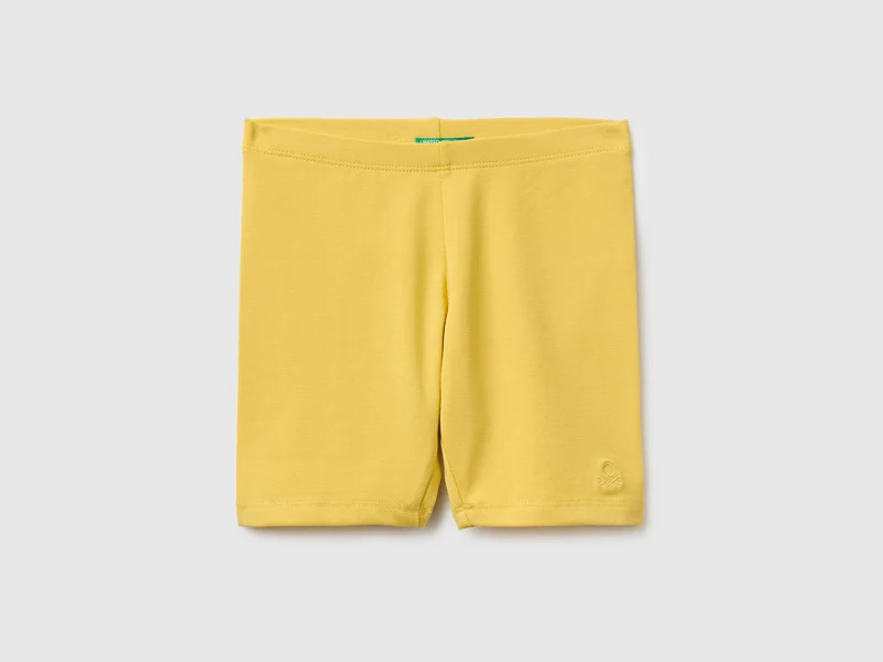 Leggings corti in cotone stretch