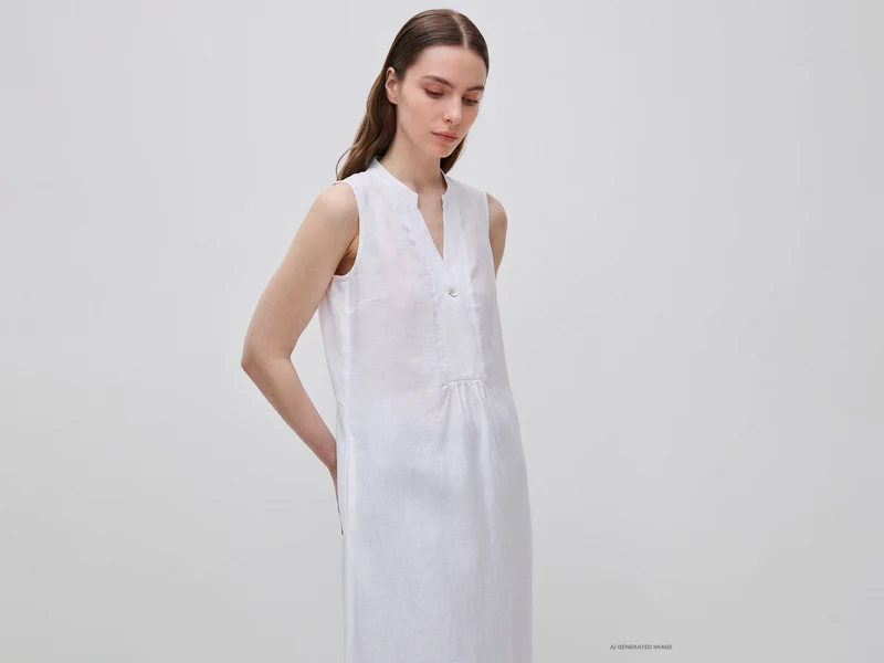 Vestito lungo 100% lino