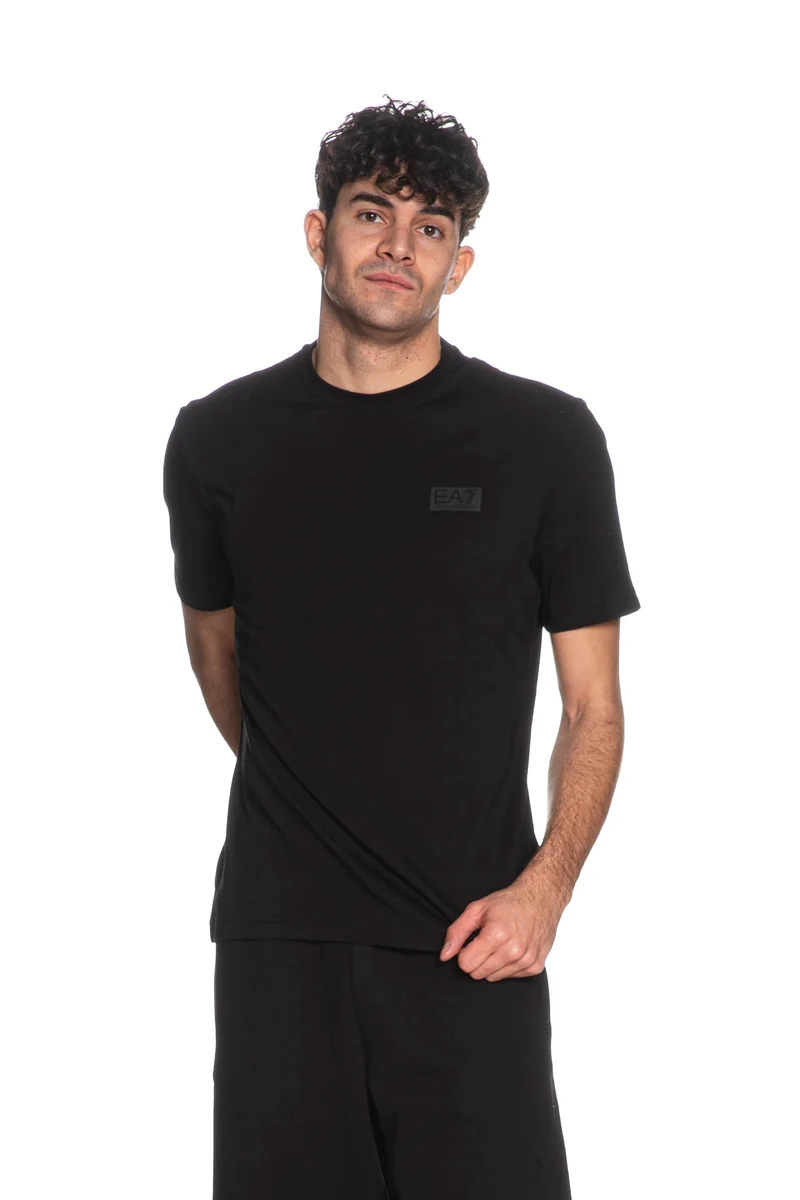 T Shirt Ea7 Train Lg Series Tt Rub Ptd Da Uomo Nera