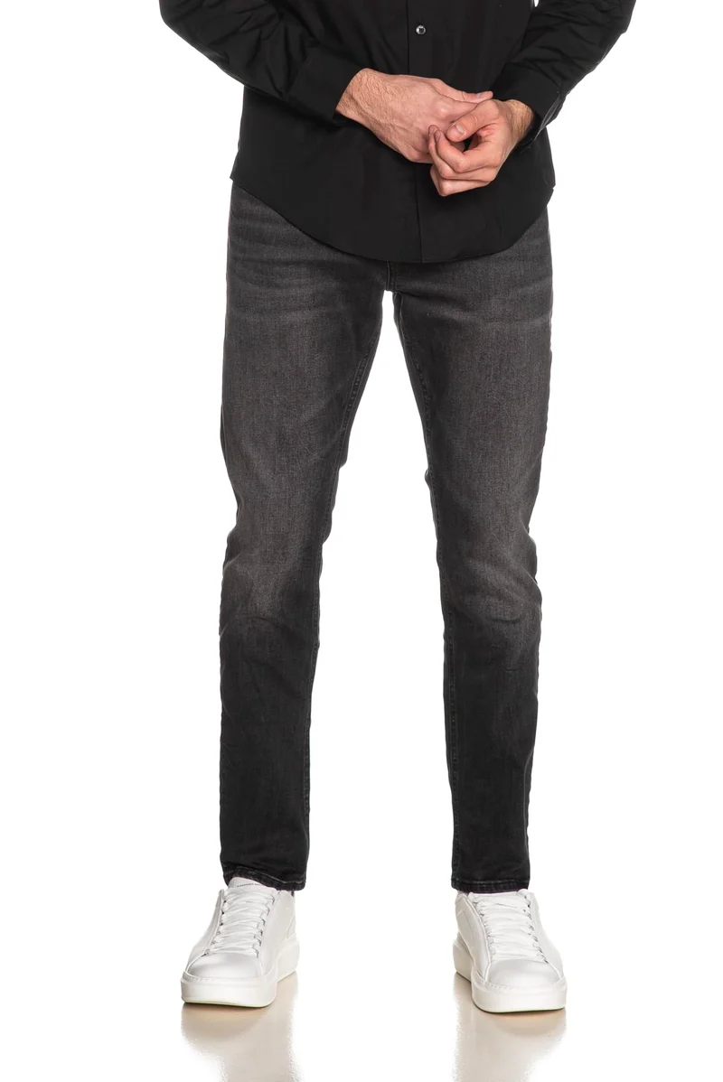 Jeans Tommy Hilfiger Austin Sl Tpr Da Uomo Denim Nero