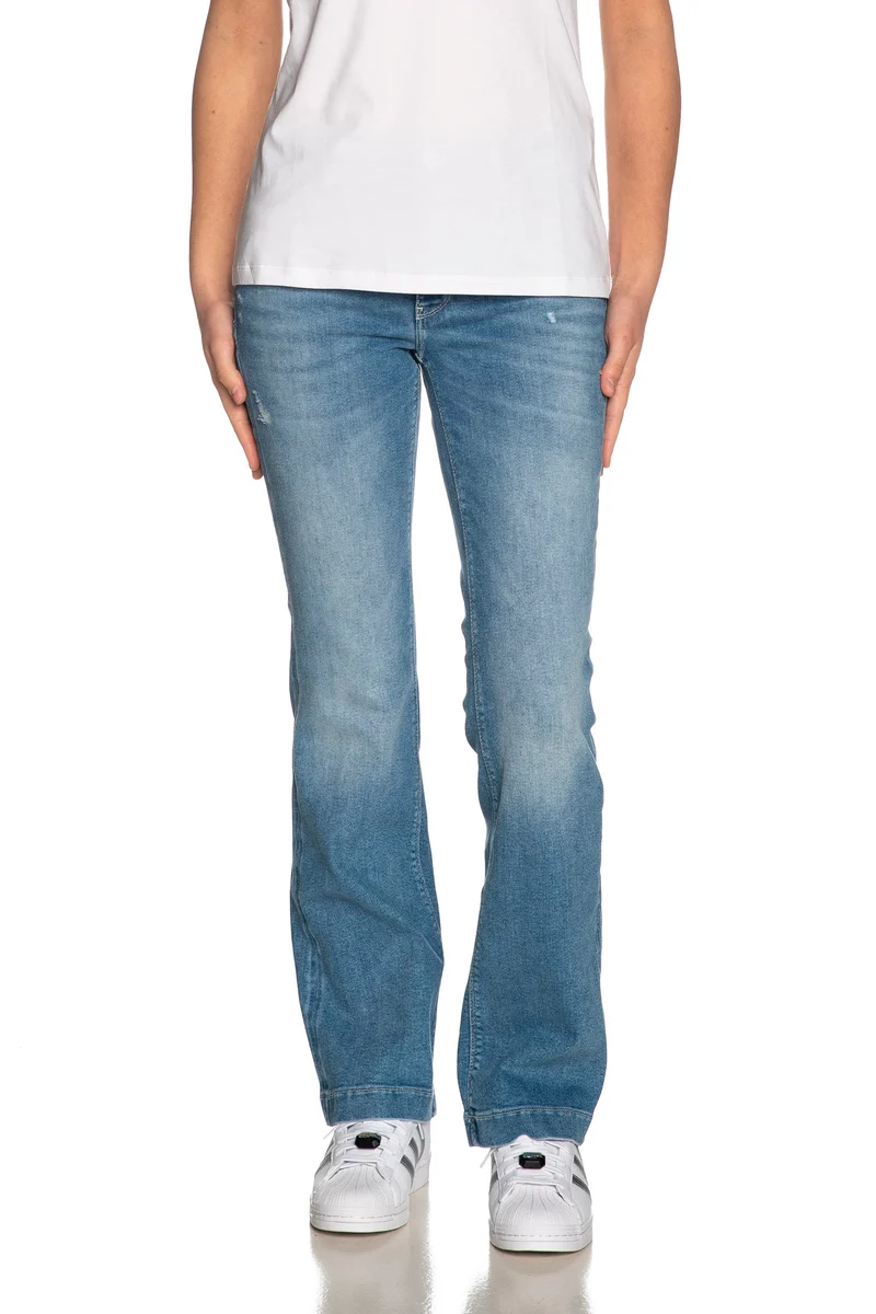 Jeans Guess Sexy Boot Da Donna Denim Light Blu Medio