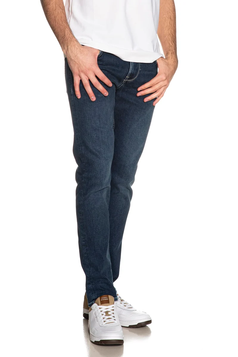 Jeans Guess Finnley Db Da Uomo Denim Dark Blu