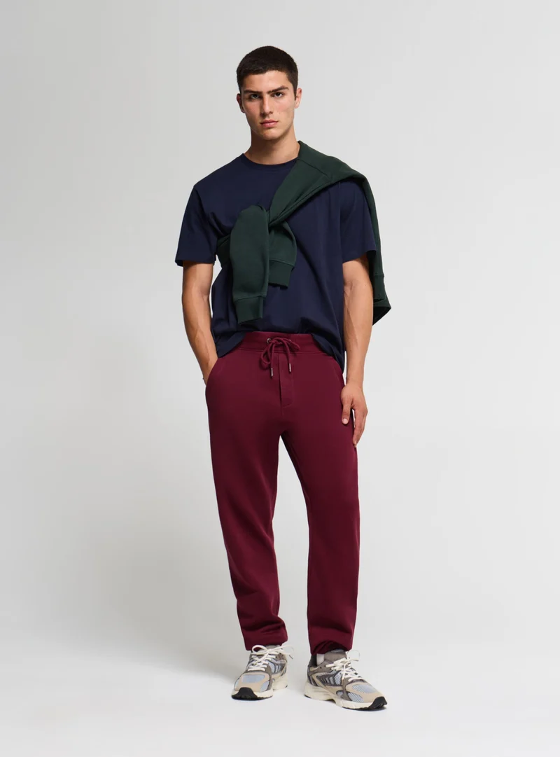 Pantaloni tuta con coulisse tinta unita