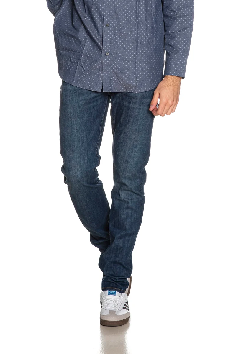 Jeans Calvin Klein Tpr Sl Da Uomo Denim Medio Dark Blu