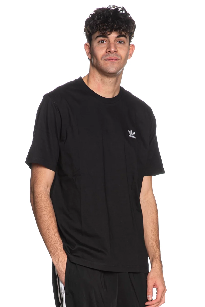 T-Shirt Adidas Original Petite Trefoil Embro Da Uomo Nera