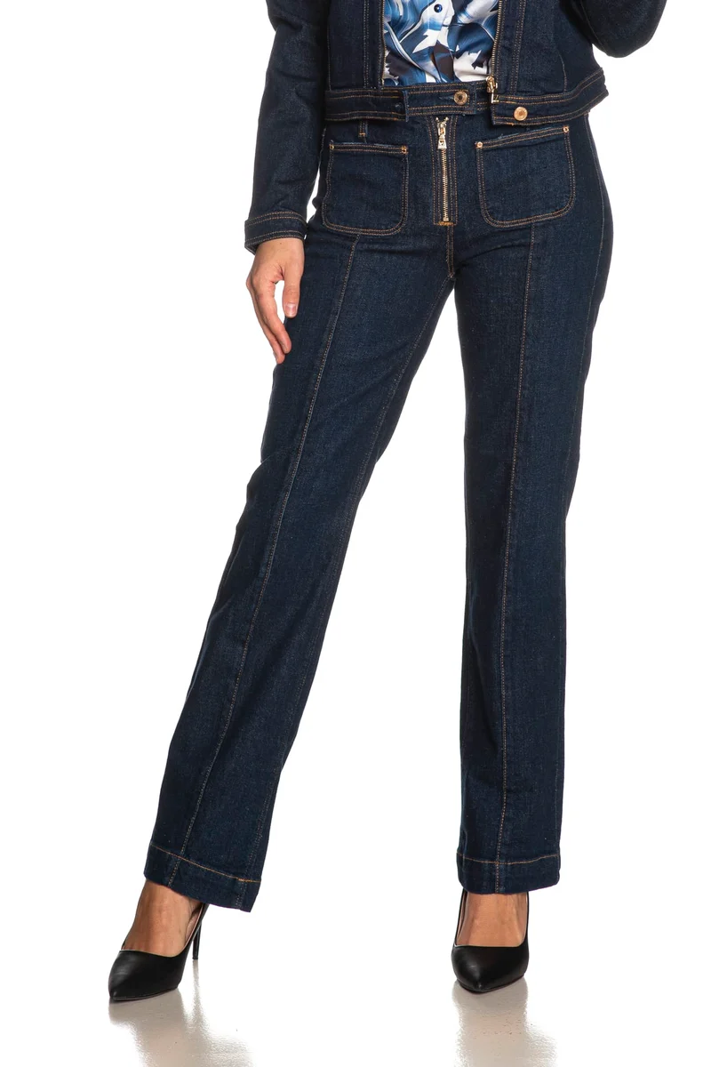Jeans Guess Nicky High Z Da Donna Denim Dark Blu