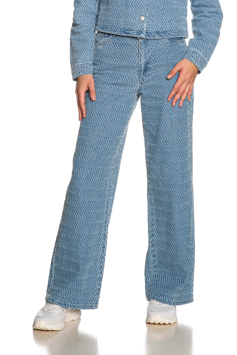 Jeans Jdy Nico Structure Da Donna Denim Light Blu
