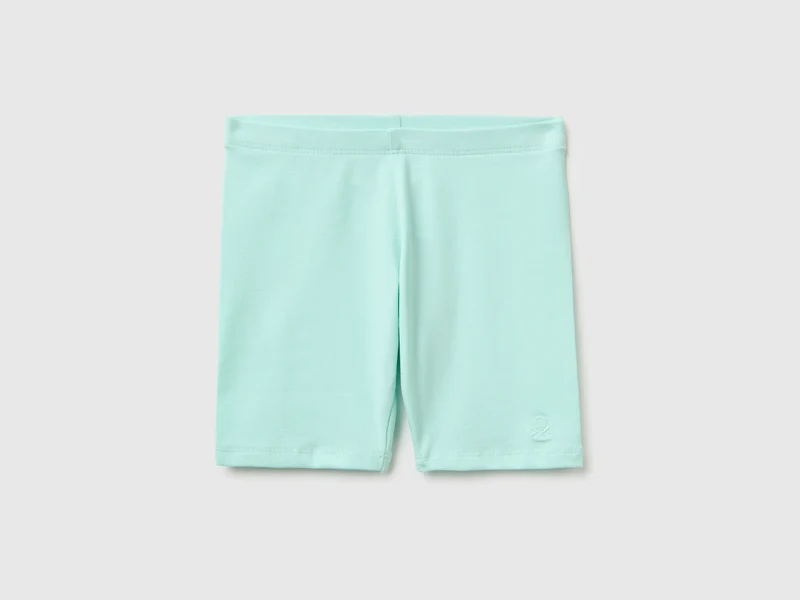 Leggings corti in cotone stretch