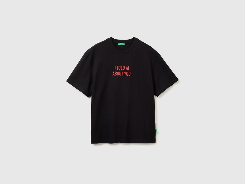 T-shirt relaxed fit con stampa